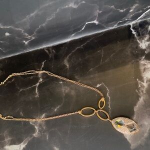 Swarovski Gold and Crystal Necklace